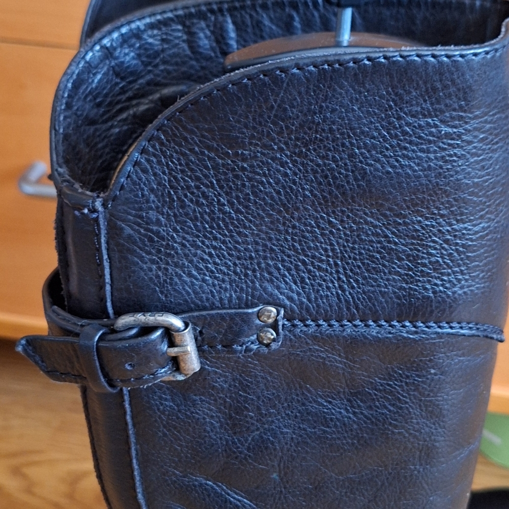 Frye Black Heeled Boots - Picture 2 of 15